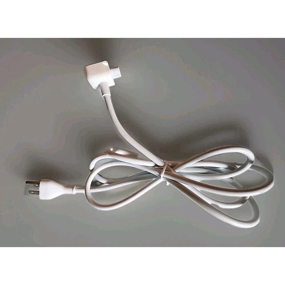 White Apple Macbook Pro 6ft Power AC Adapter Power Extension Cable Cord